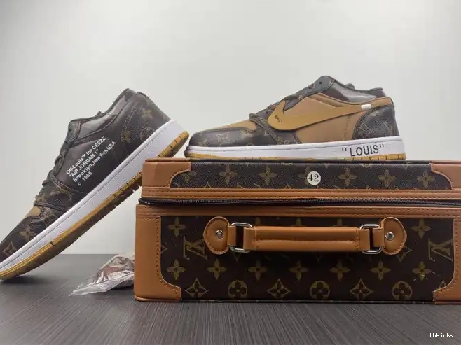 Reps TBK Jordan AJ1 1 x Off-Louis Air LOW OW 0625